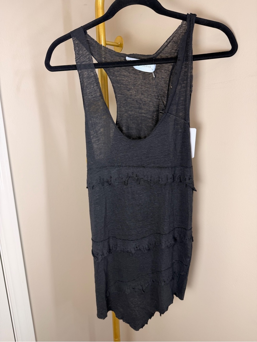 IRO JEANS Bohamspe Linen Tank Top SMALL NWT